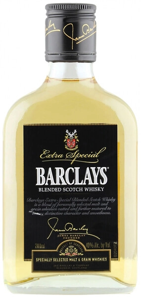 Виски Barclays Blended Scotch Whisky, 200 мл