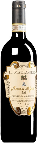 Вино Il Marroneto, Madonna delle Grazie Brunello di Montalcino DOCG, 2019