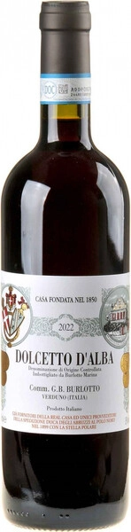 Вино G.B. Burlotto, Dolcetto d'Alba DOC, 2022