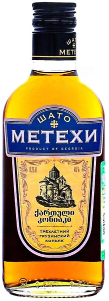 Коньяк "Шато Метехи" 3-летний, 250 мл