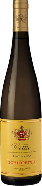 Вино Mario Schiopetto, Pinot Bianco, Collio DOC, 2018