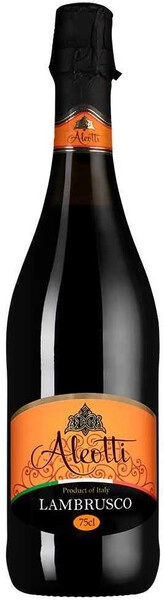 Игристое вино Aleotti Lambrusco dell'Emilia Rosso IGT