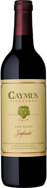 Вино Caymus, Zinfandel, Napa Valley, 2018
