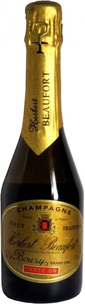 Шампанское Herbert Beaufort, Carte Or, Bouzy Grand Cru, 375 мл