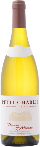 Вино Domaine des Malandes, Petit Chablis AOC, 2023