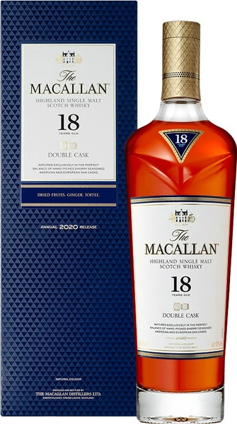 Виски Macallan Double Cask 18 Years Old, gift box, 0.7 л