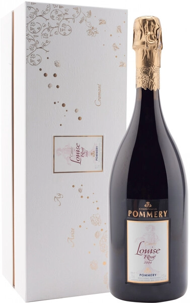 Шампанское Pommery, Cuvee Louise Rose Brut, Champagne AOC, 2004, gift box