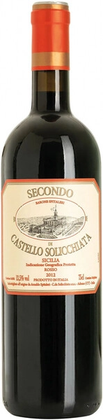 Вино Secondo di Castello Solicchiata, Sicilia IGP, 2012