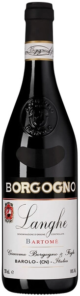 Вино Borgogno, Langhe "Bartome" DOC, 2022