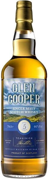Виски Glen Cooper Single Malt 5 Years Old, 0.7 л