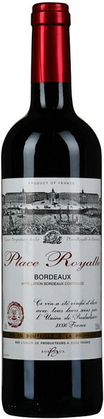 Вино Union de Producteurs de Saint-Emilion, Place Royalle Rouge, Bordeaux AOC