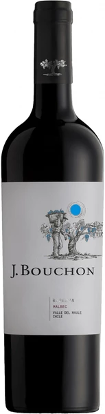 Вино J.Bouchon, "Reserva" Malbec, Valle de Maule DO, 2022