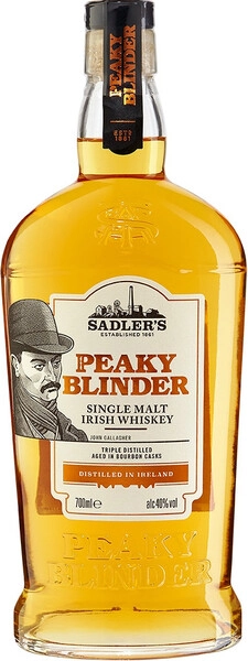 Виски Sadler's, Peaky Blinder Single Malt Irish Whiskey, 0.7 л