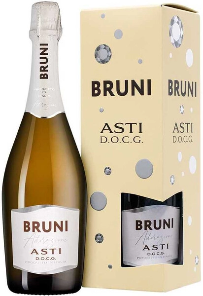 Игристое вино Bruni Asti DOCG, gift box