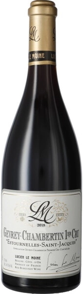 Вино Lucien Le Moine, Gevrey-Chambertin 1er Cru Estournelles-Saint-Jacques AOC, 2018