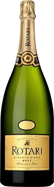 Игристое вино Rotari, Riserva Brut, Trento DOC, 2019, 1.5 л