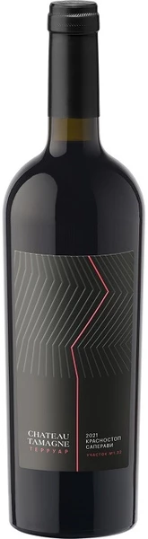 Вино Chateau Tamagne, "Terroir" Krasnostop-Saperavi, 2021, 187 мл