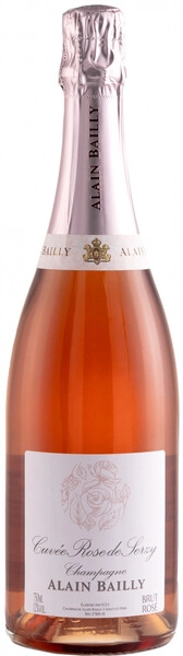 Шампанское Champagne Alain Bailly, Cuvee Rose De Serzy Brut, Champagne AOC