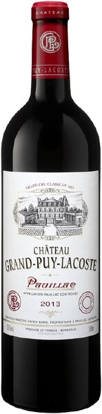 Вино Chateau Grand-Puy-Lacoste, Pauillac AOC, 2013