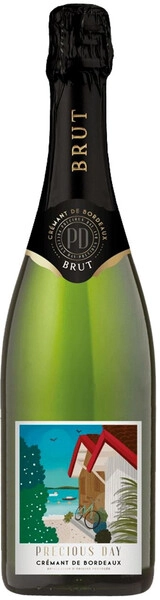Игристое вино Precious Day Brut, Cremant de Bordeaux AOP, 2021