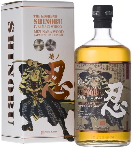 Виски Shinobu Pure Malt, Mizunara Japanese Oak Finish, gift box, 0.7 л