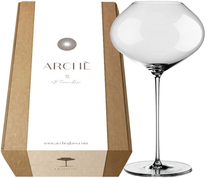 Бокал F. Saverio Russo, Arche 2020 Orange & Rose, gift box, 0.745 л