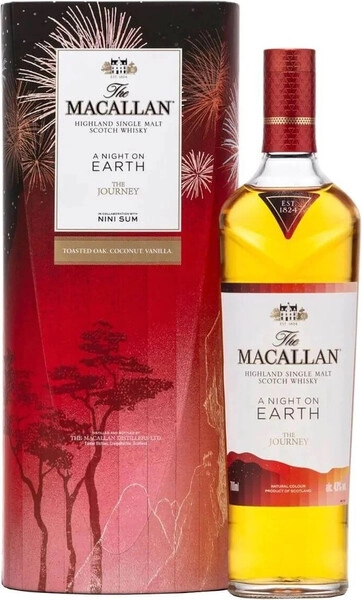 Виски Macallan, A Night On Earth The Journey, gift box, 0.7 л