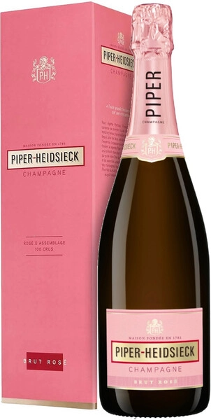 Шампанское Piper-Heidsieck, Rose Brut, Champagne AOC, gift box "Off-Trade"