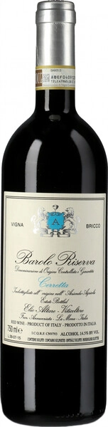 Вино Elio Altare, Barolo Riserva Cerretta Vigna Bricco DOCG, 2017