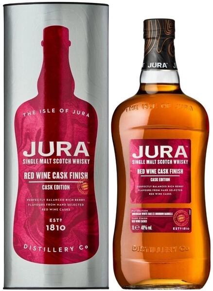 Виски Isle of Jura Red Wine, in tube, 0.7 л