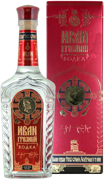 Водка Иван Грозный, в подарочной коробке, 0.7 л