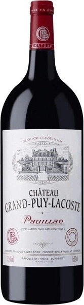 Вино Chateau Grand-Puy-Lacoste, Pauillac AOC, 2019, 1.5 л