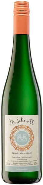 Вино "Dr. Schmitt" Gewurztraminer, 2024