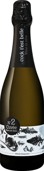 Игристое вино "Cock t'est belle" Cuvee №2 Blanc de Noirs Extra Brut, 2019, 1.5 л