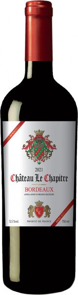 Вино Chateau Le Chapitre, Bordeaux AOC Rouge, 2021
