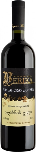 Вино Marniskari, Berika Alazani Valley Red