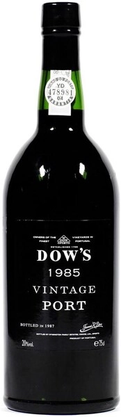 Портвейн Dow's, Vintage Port, Douro, 1985