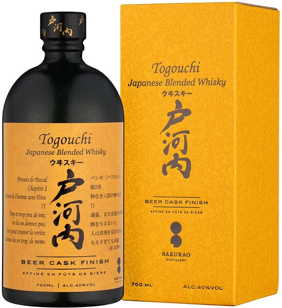 Виски Togouchi Beer Cask Finish, gift box, 0.7 л