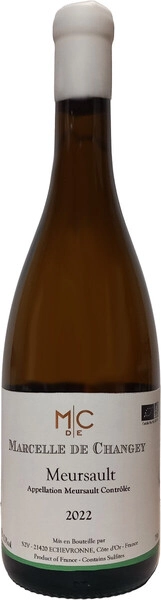 Вино Marcelle de Changey, Meursault АОC, 2022