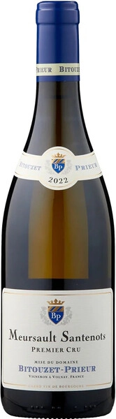 Вино Domaine Bitouzet-Prieur, Meursault 1-er Cru Santenots, 2022