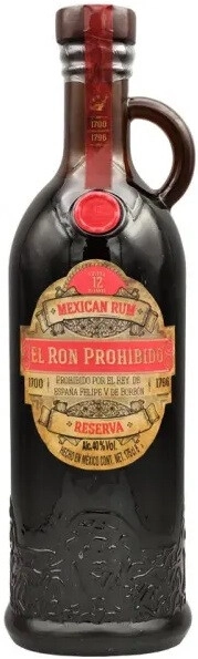 Ром El Ron Prohibido, Reserva 12 Years Old, 1.75 л