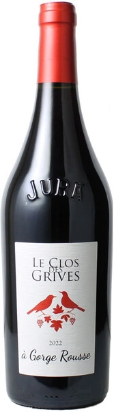 Вино Le Clos des Grives, "A Gorge Rousse", Cotes du Jura AOC, 2022