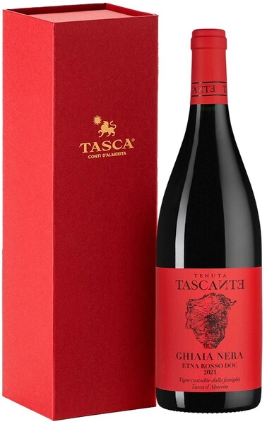Вино Tasca d'Almerita, Tascante Ghiaia Nera, Sicilia DOC, 2021, gift box