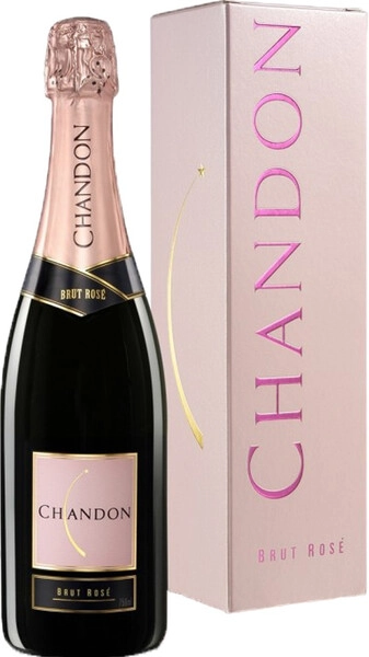 Игристое вино Bodegas Chandon, Brut Rose, Mendoza, gift box