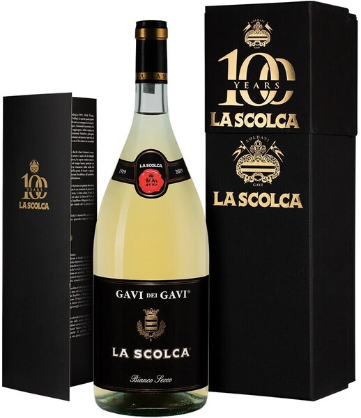 Вино La Scolca, Gavi dei Gavi DOCG, 2022, gift box, 1.5 л
