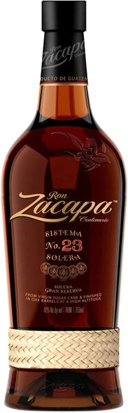 Ром Zacapa Centenario, Solera Gran Reserva 23 Years Old, 0.75 л