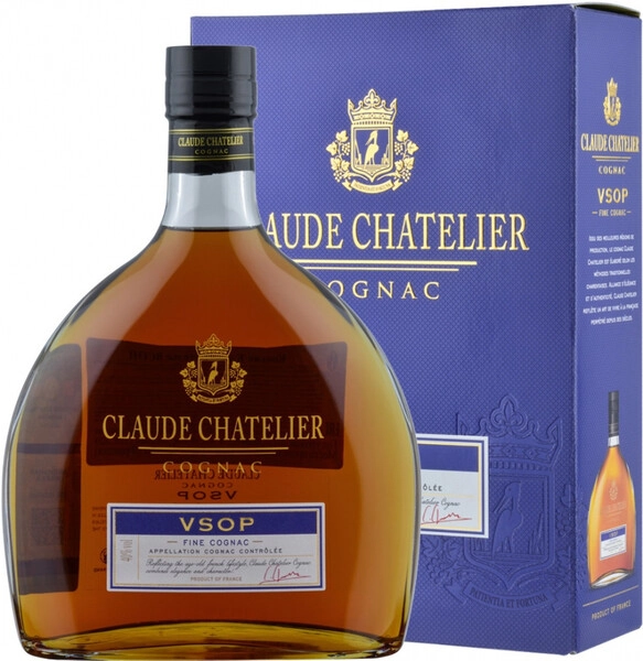 Коньяк Claude Chatelier VSOP, gift box, 0.5 л