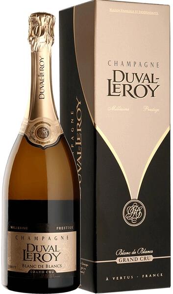 Шампанское Duval-Leroy, Brut Blanc de Blancs, gift box