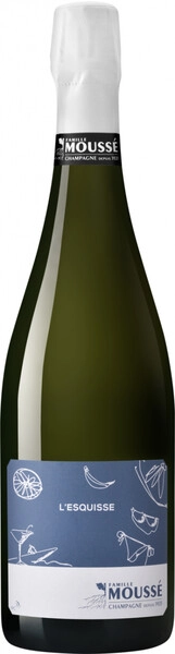 Шампанское Champagne Famille Mousse, "L'Esquisse" Extra Brut, Champagne AOC, 2023