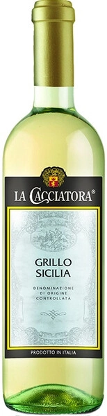 Вино La Cacciatora Grillo, Sicilia DOC, 2022